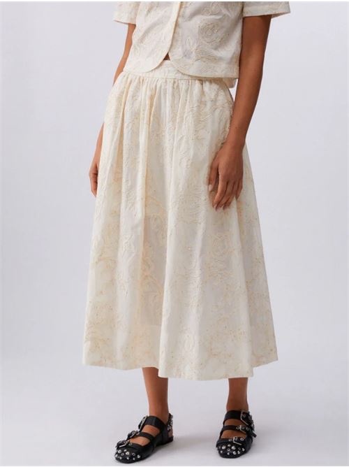 Gonna ricamata in cotone  Liu Jo | WA6455T472A.P9417